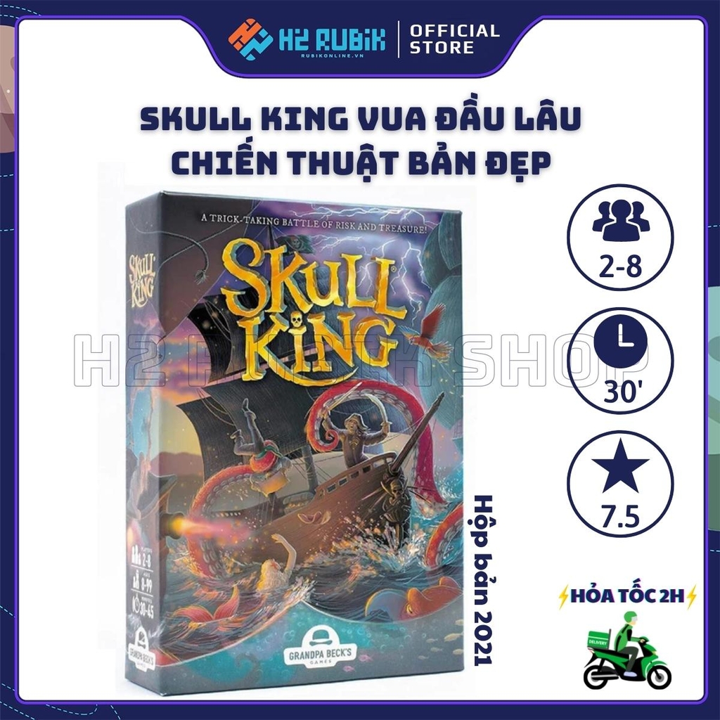 Skull King Vua Đầu Lâu Board Game Hải Tặc