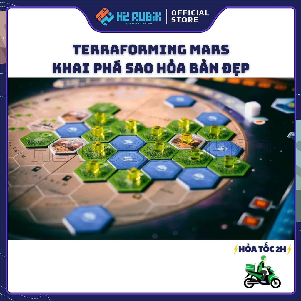 Terraforming Mars Board Game Khai Phá Sao Hỏa Bản Chuẩn (Tiếng Anh US)