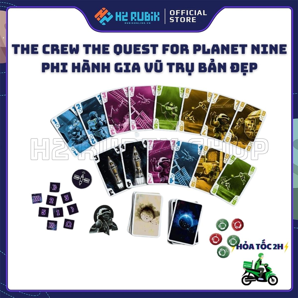 The Crew The Quest for Planet Nine Board Game Phi hành gia vũ trụ