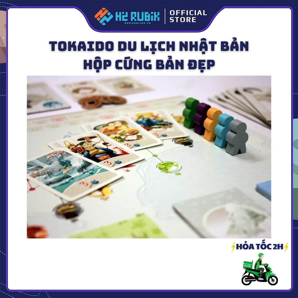 Tokaido Board Game Du Lịch Nhật Bản Hộp Cứng Bản Đẹp