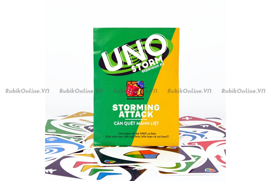 Uno Storm - Bản Mở Rộng Uno - Mua Boardgame Tại H2 Rubik Vn H2 Rubik Shop