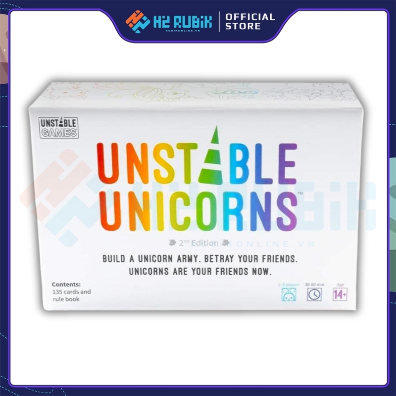 Unstable Unicorns Board Game chiến thuật Kì Lân Bất Ổn