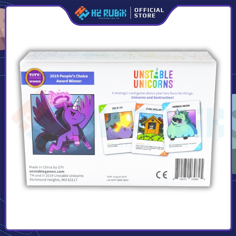 Unstable Unicorns Board Game chiến thuật Kì Lân Bất Ổn