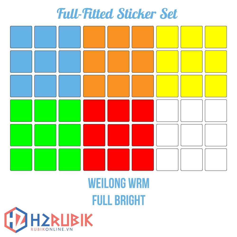 Weilong WRM Full Fitted Sticker Set - Giấy dán Weilong WRM tràn viền
