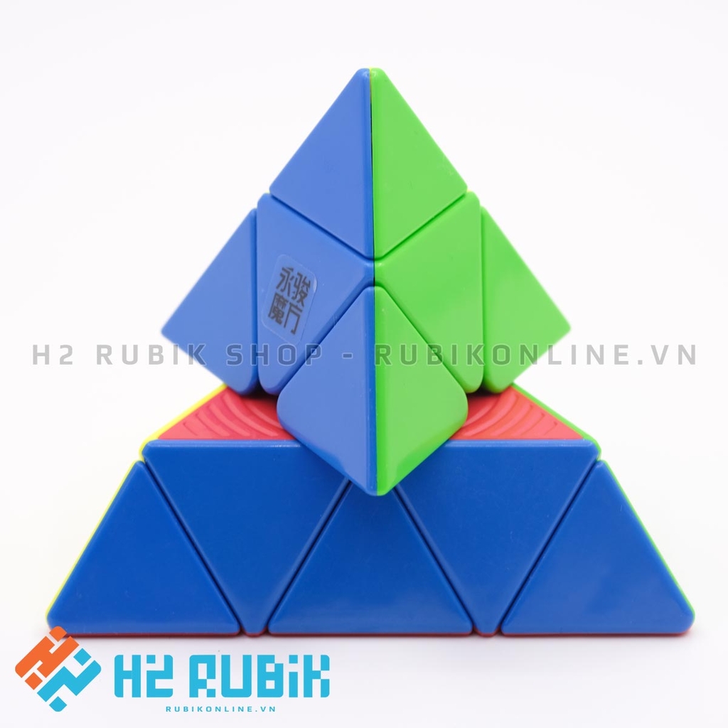 YJ YuLong Pyraminx V2 M - Rubik Pyraminx Tam giác có nam châm sẵn