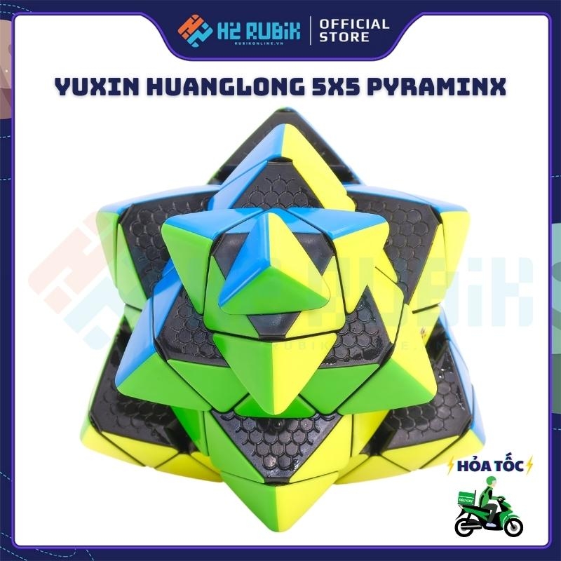 YuXin Huanglong 5x5 Pyraminx Rubik tam giác 5 tầng