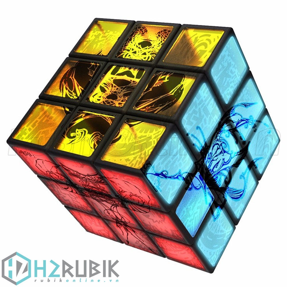 YuXin Jueji 3x3 Rubik phát sáng có cổng sạc USB