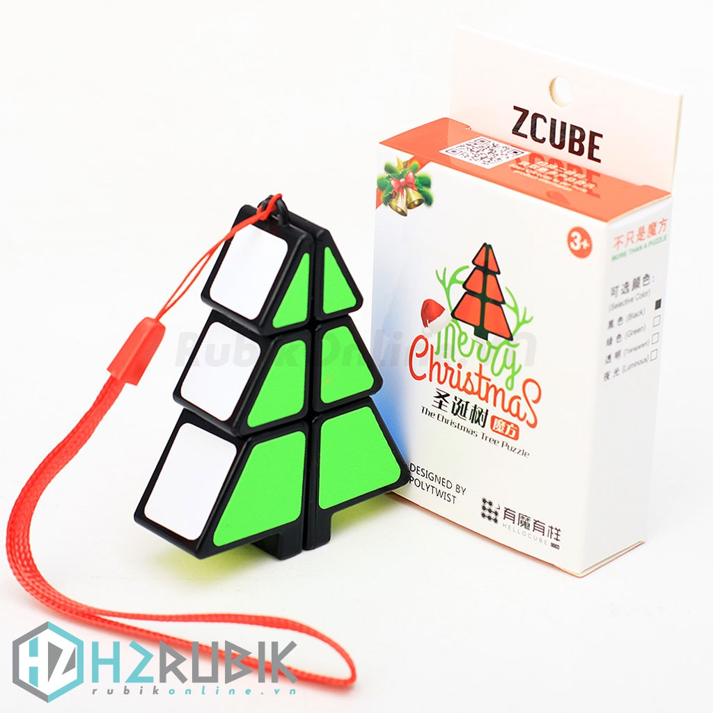 Rubik cây thông - Z-Cube Christmas Tree Cube (Đen)