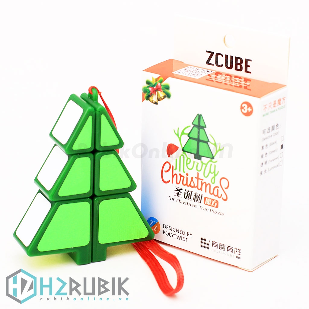 Rubik cây thông - Z-Cube Christmas Tree Cube (Xanh lá)
