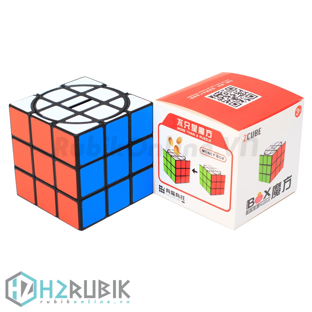 Két tiền Rubik - Z-Cube Money Box Cube
