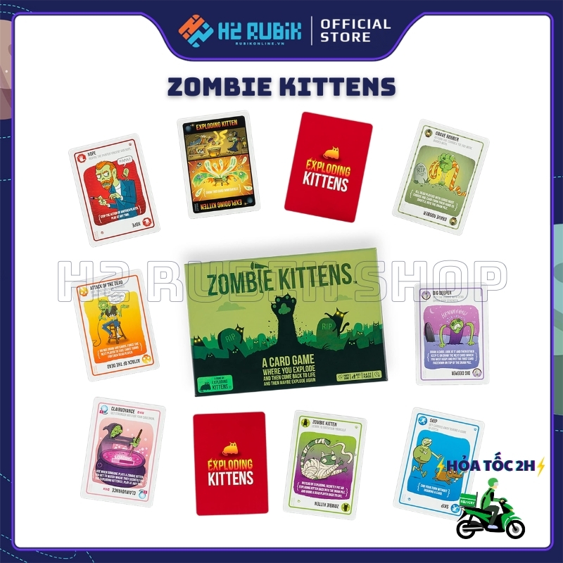 Zombie Kittens - Bài Mèo Nổ phiên bản zombie chất lượng cao bài đẹp (tiếng Anh)