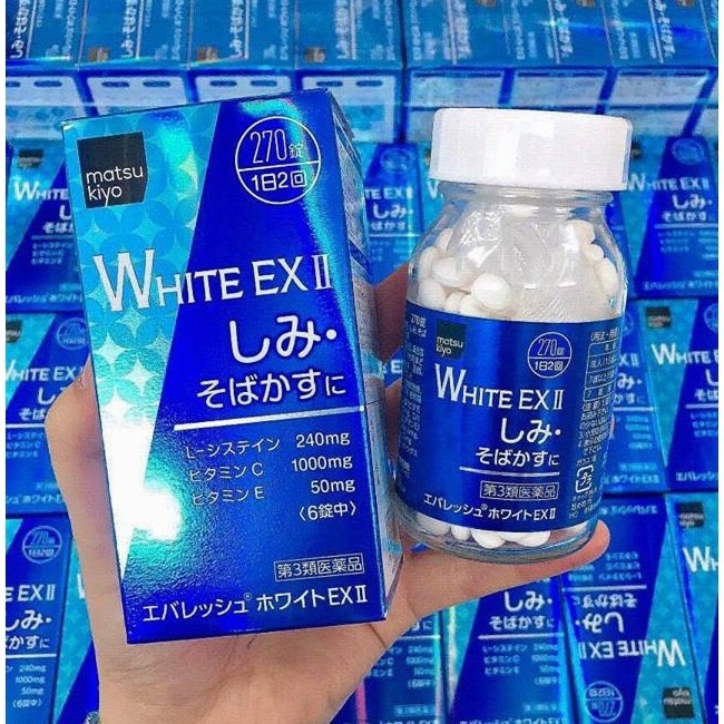 Vien Uống Trắng Da White Ex Ii Matsukiyo 270 Vien Mỹ Phẩm Hea Store