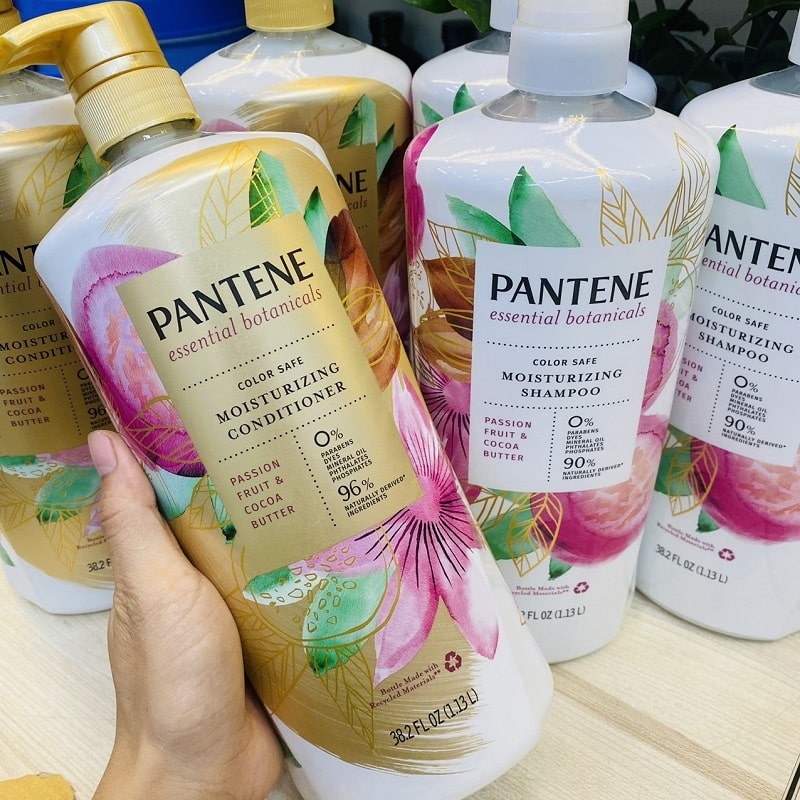 GỘI XẢ PANTENE PASSION FRUIT & COCOA BUTTER 1.13L Hàng Xách Tay Giá