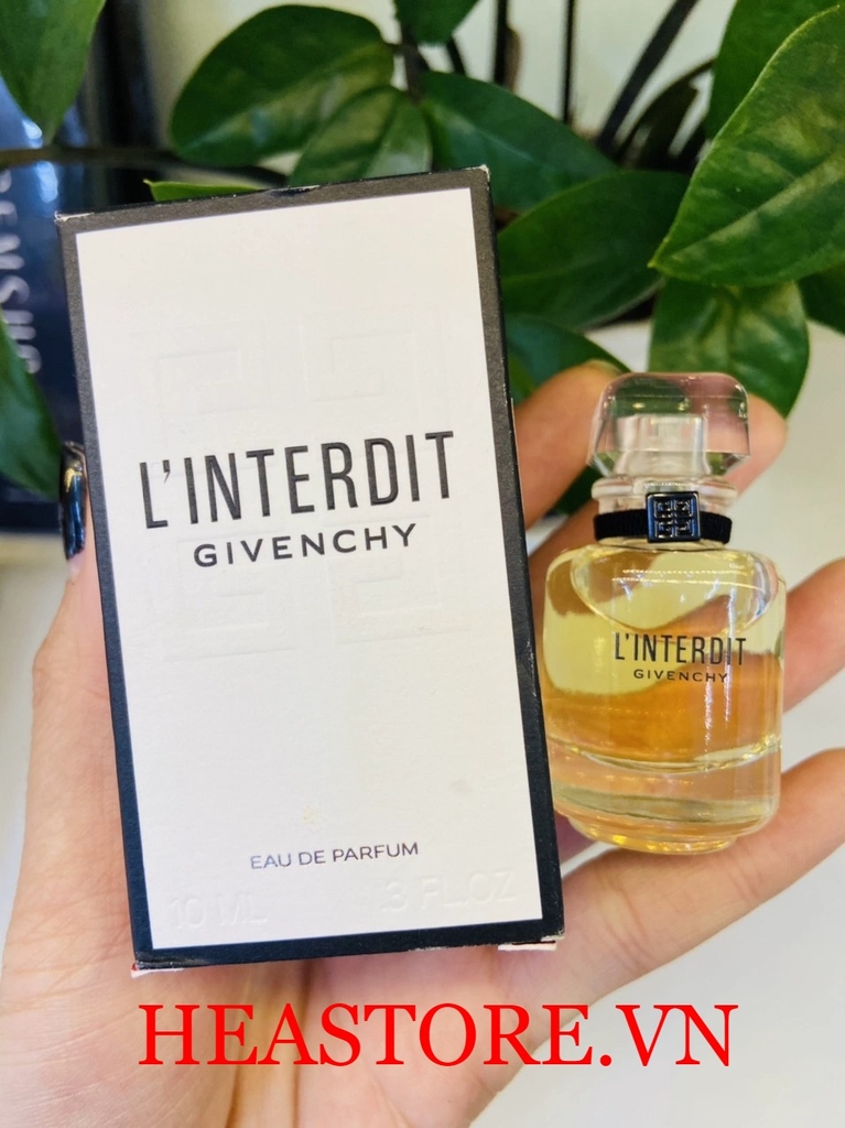 NƯỚC HOA MINI L'INTERDIT GIVENCHY EDP - 10ML | Hàng Xách Tay Giá Tốt  HeaStore