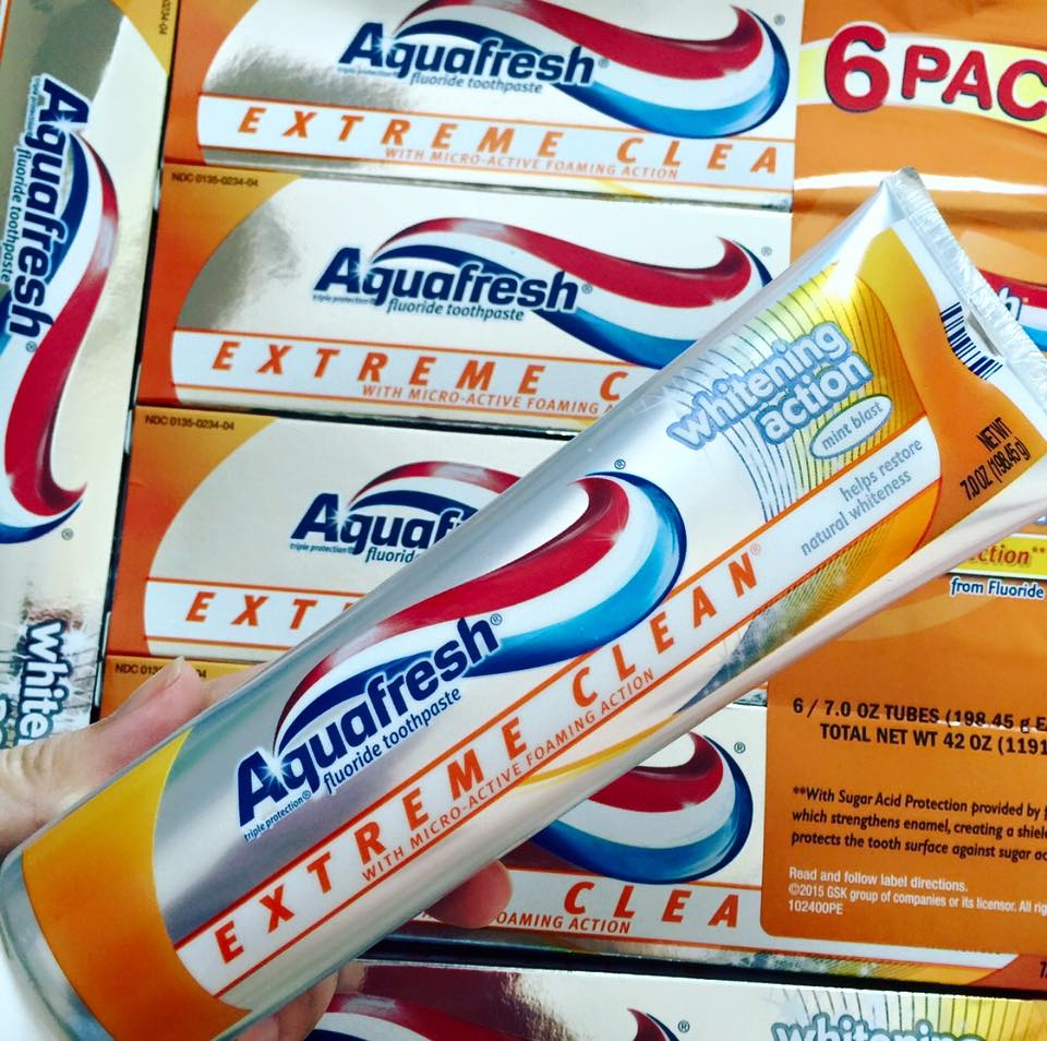 KEM ĐÁNH RĂNG AQUAFRESH EXTREME CLEAN 160 G Hàng Xách Tay Giá Tốt