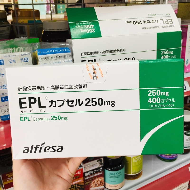 VIÊN UỐNG HỖ TRỢ GAN NHIỄM MỠ EPL 250MG ALFRESA NHẬT BẢN | Hàng Xách Tay  Giá Tốt HeaStore