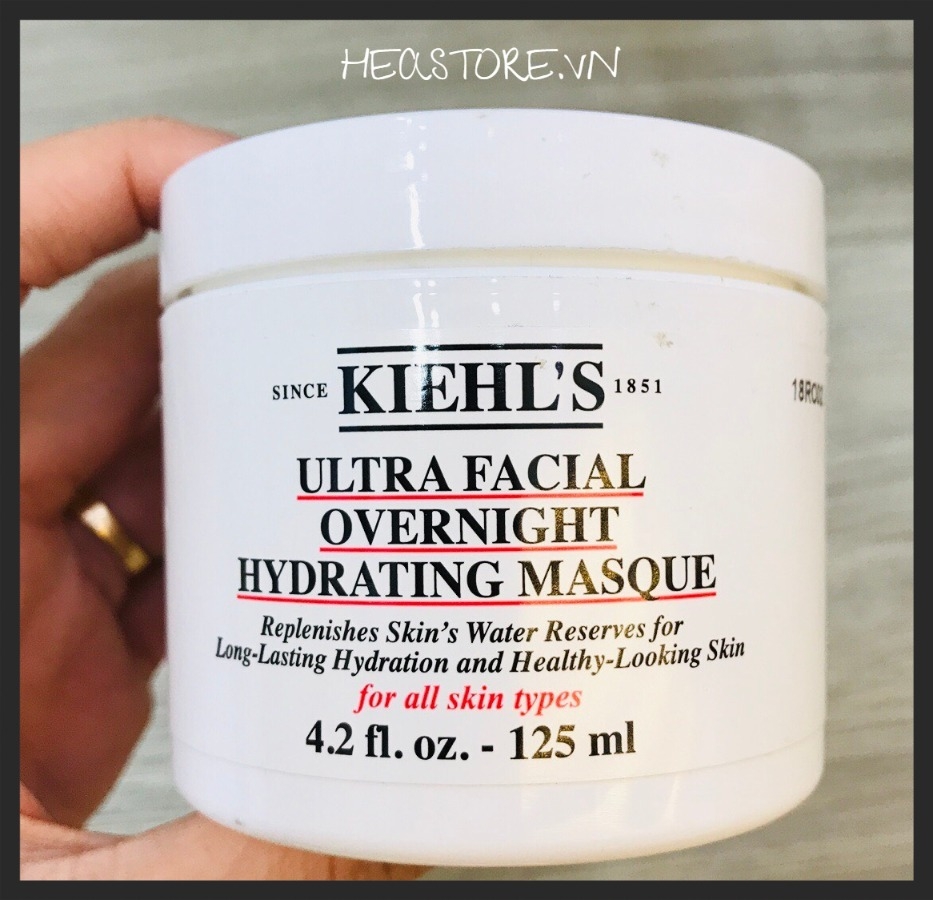 Mặt Nạ Ngủ Dưỡng Ẩm Kiehl'S Ultra Facial Overnight Hydrating Masque 125Ml | Hàng Xách Tay Giá Tốt Heastore