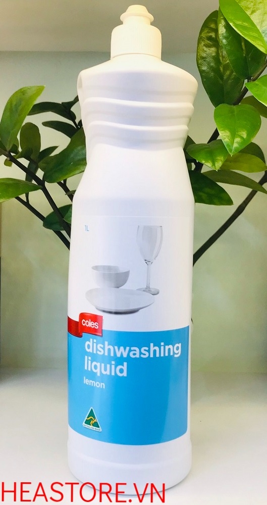 NƯỚC RỬA CHÉN COLES DISHWASHING LIQUID LEMON 1Lit Hàng Xách Tay Giá