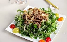 Gỏi Rau má trộn thịt bò