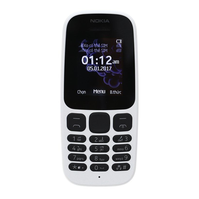 Nokia 105 (2017) Dual SIM Trắng