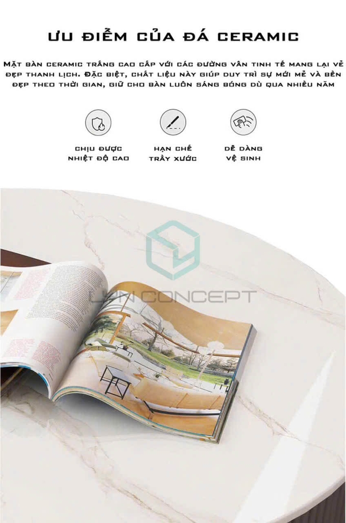 Bàn Trà Nhập Khẩu Bộ Đôi Tròn Cao Cấp - BTNK02