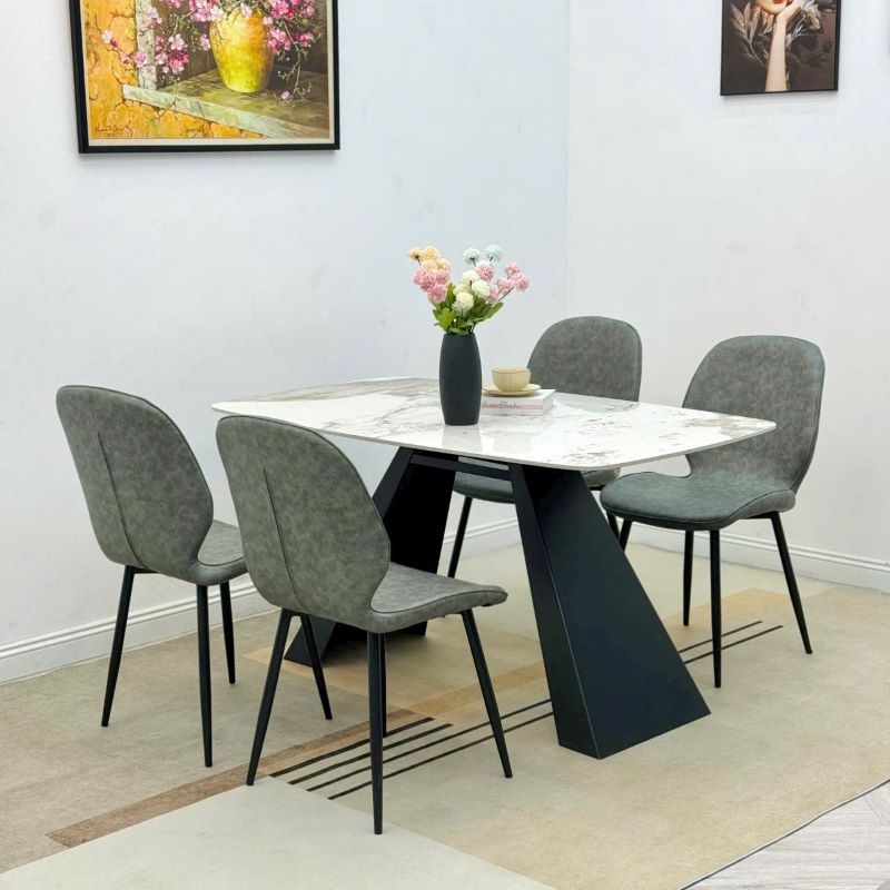Bộ Bàn Ăn 4 Ghế Nordic - BBA4A.03