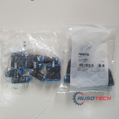 Đầu Nối Thẳng 10mm Festo QS-10 (153034)