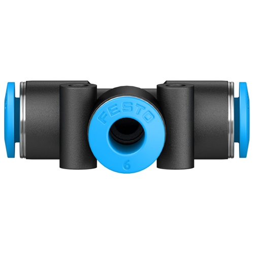 Đầu nối khí dạng T 6mm Festo QST-6 (153129)