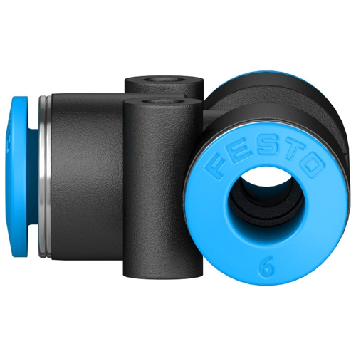 Đầu nối khí dạng T 6mm Festo QST-6 (153129)