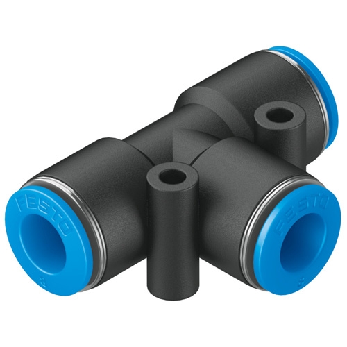 Đầu nối khí dạng T 8mm Festo QST-8 (153130)