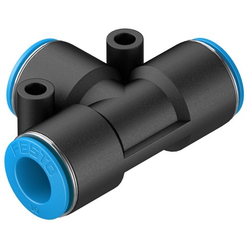 Đầu nối khí dạng T 10mm Festo QST-10 (153131)