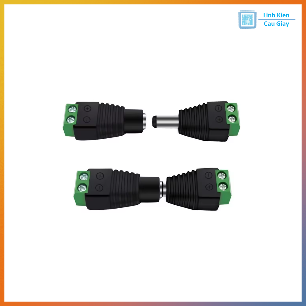 Jack Nối Nguồn DC5.5x2.5MM Đầu Đực