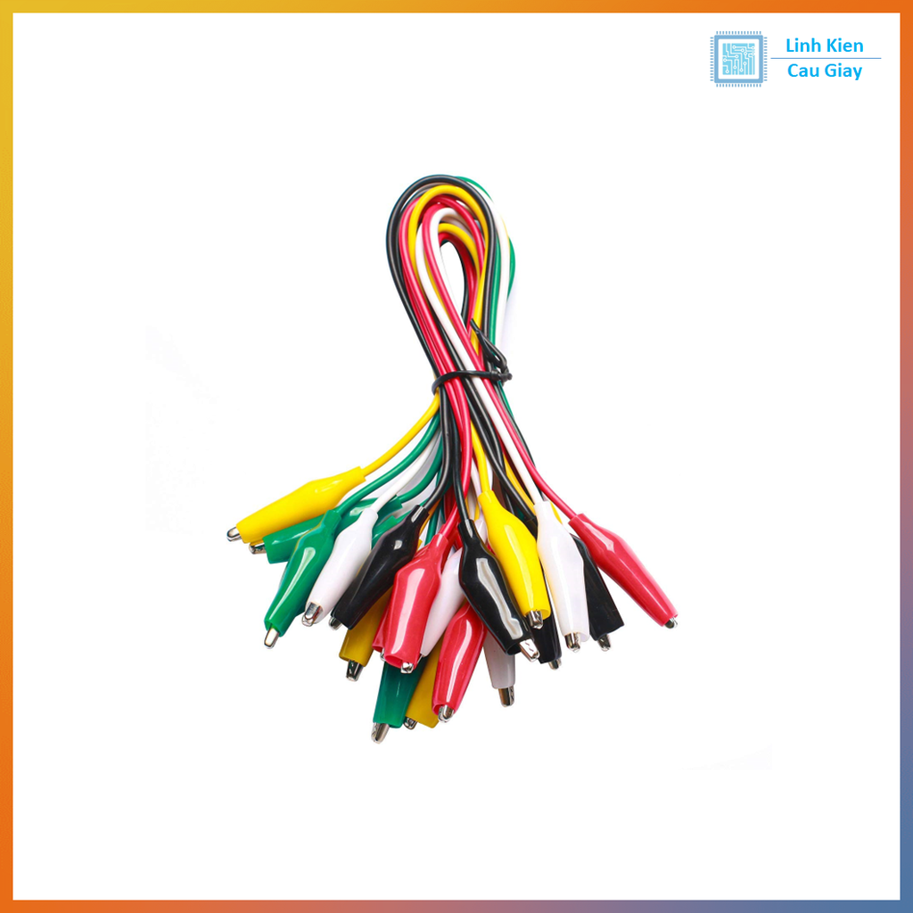 Dây Đầu Kẹp Cá Sấu 10 Dây 50CM