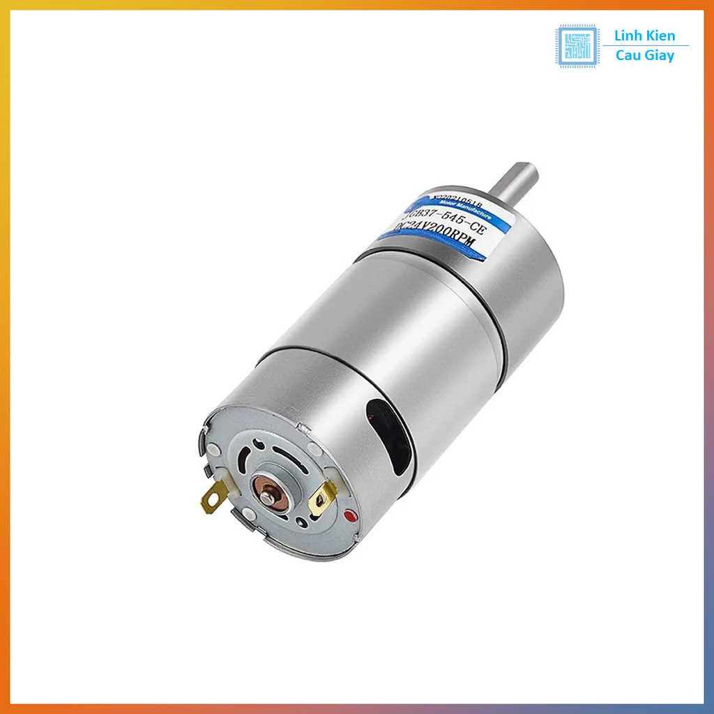 Động Cơ Giảm Tốc DC JGB37-545 24VDC