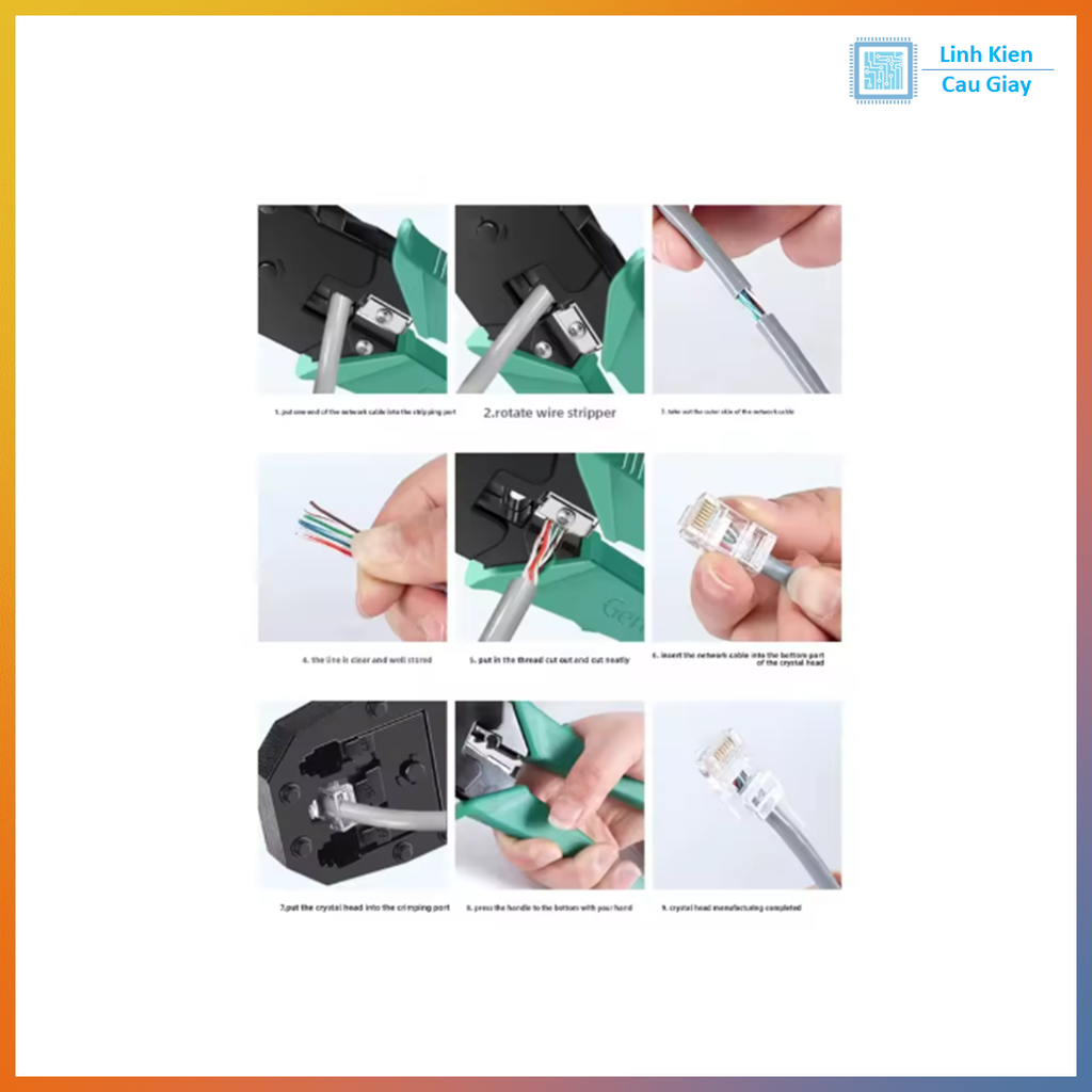 Kìm bấm dây mạng Lan RJ45