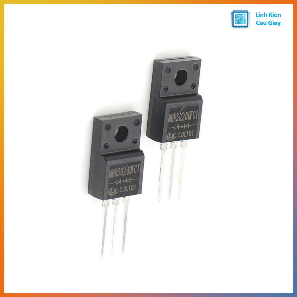 Linh kiện Diode Schottky MBR30200 30A 200V TO-220F