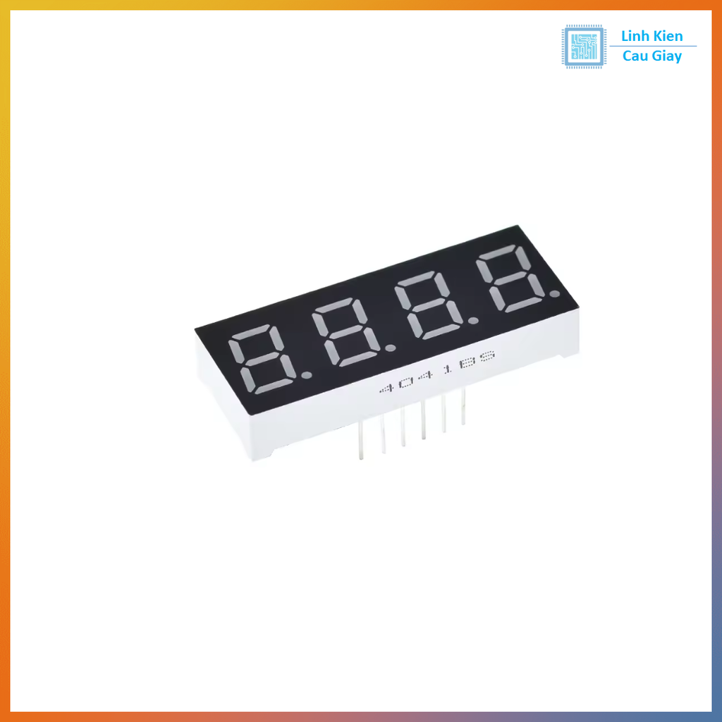LED 7 Thanh 0.36inch Anot Chung - Sáng Đỏ