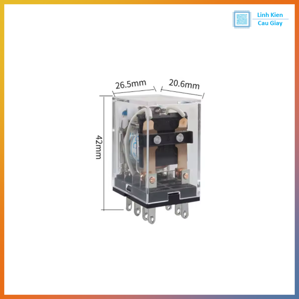 Relay trung gian HH52PL 8 Chân