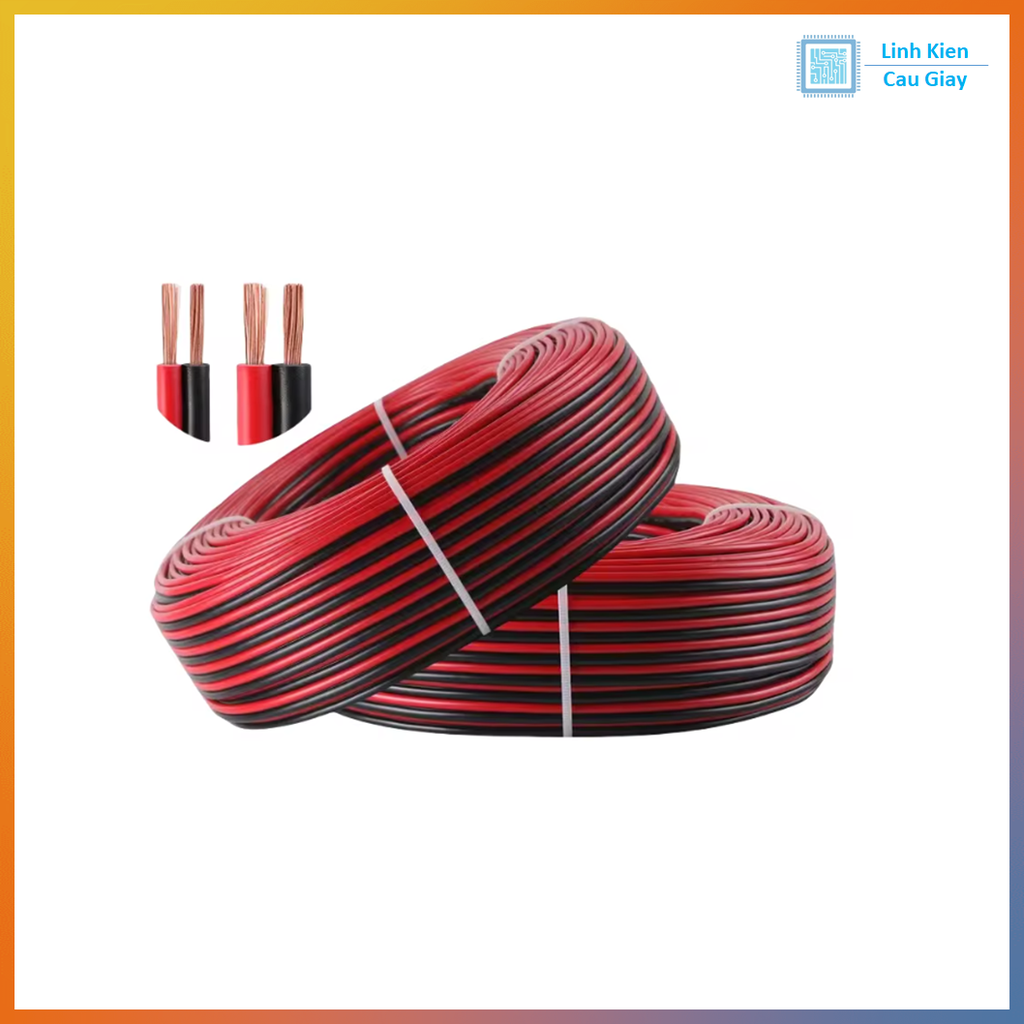Dây điện đôi 2x0.5mm (Giá 1m)
