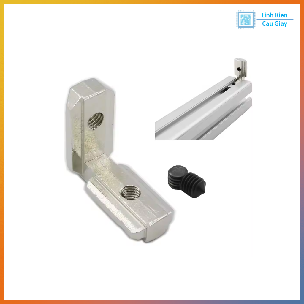 Ke Góc Vuông Chìm Nhôm 3030 - M6
