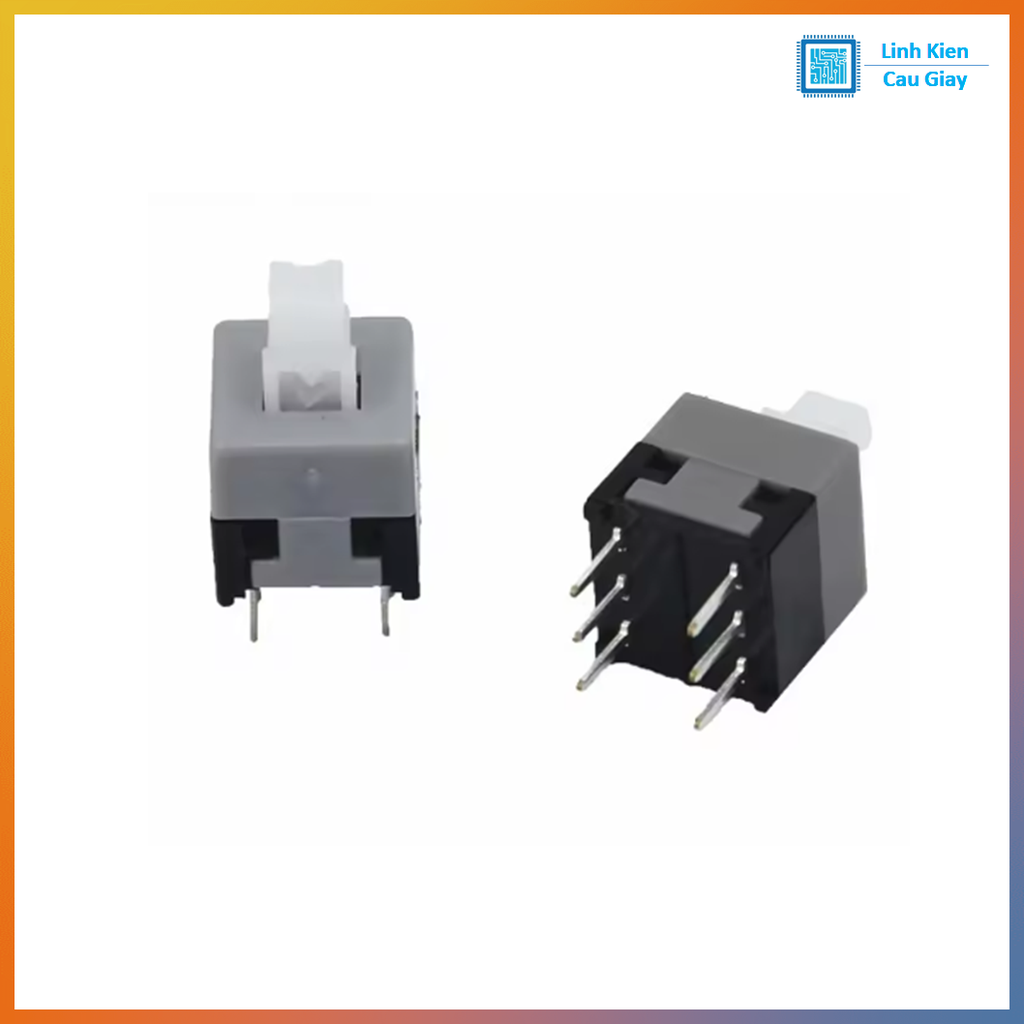 NÚT NHẤN 6 CHÂN 8.5X8.5MM - NHẤN GIỮ