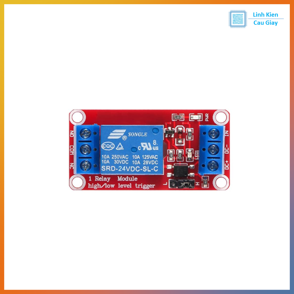 Module 1/2/4/8 Relay 24V Có Opto Cách Ly