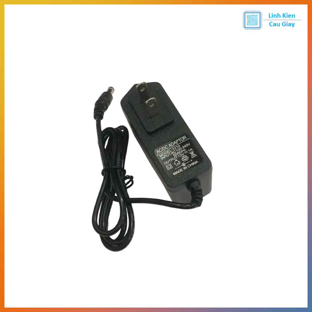 Nguồn Adapter 12V1A đầu ra Jack DC 5.5*2.5mm