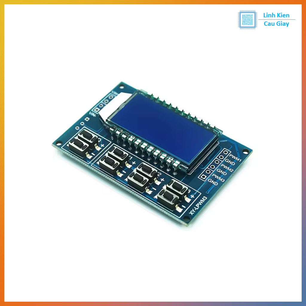 Module tạo xung PWM 3 kênh hiển thị LCD