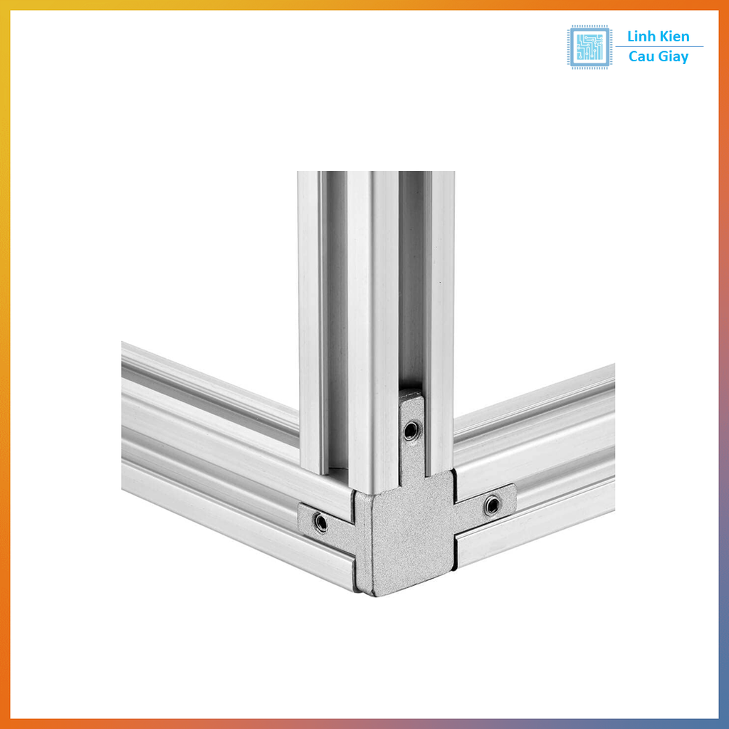 Ke 3 Góc Nhôm Định Hình 2020, 3030, 4040 (Màu trắng)
