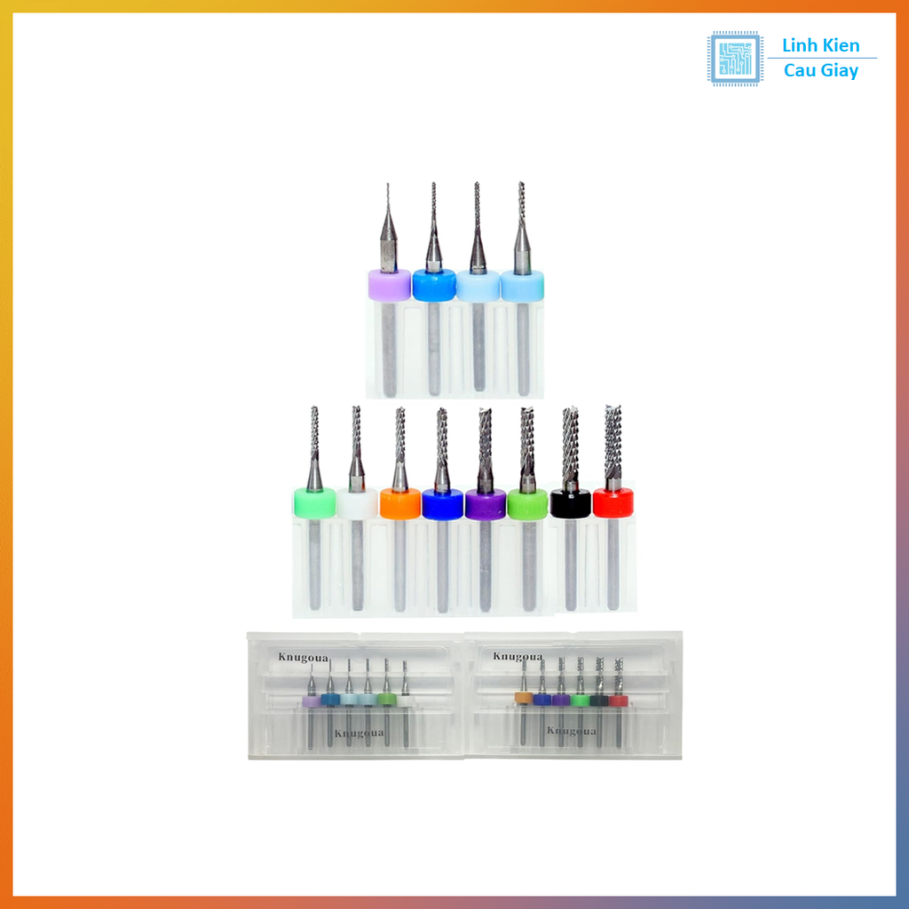 Mũi phay PCB quả dứa 0.8-3.175 mm