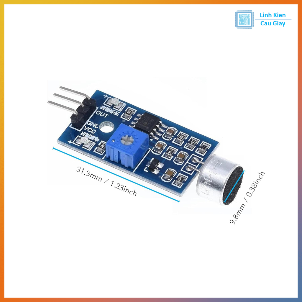 Module Cảm Biến Âm Thanh Dùng Cho Arduino