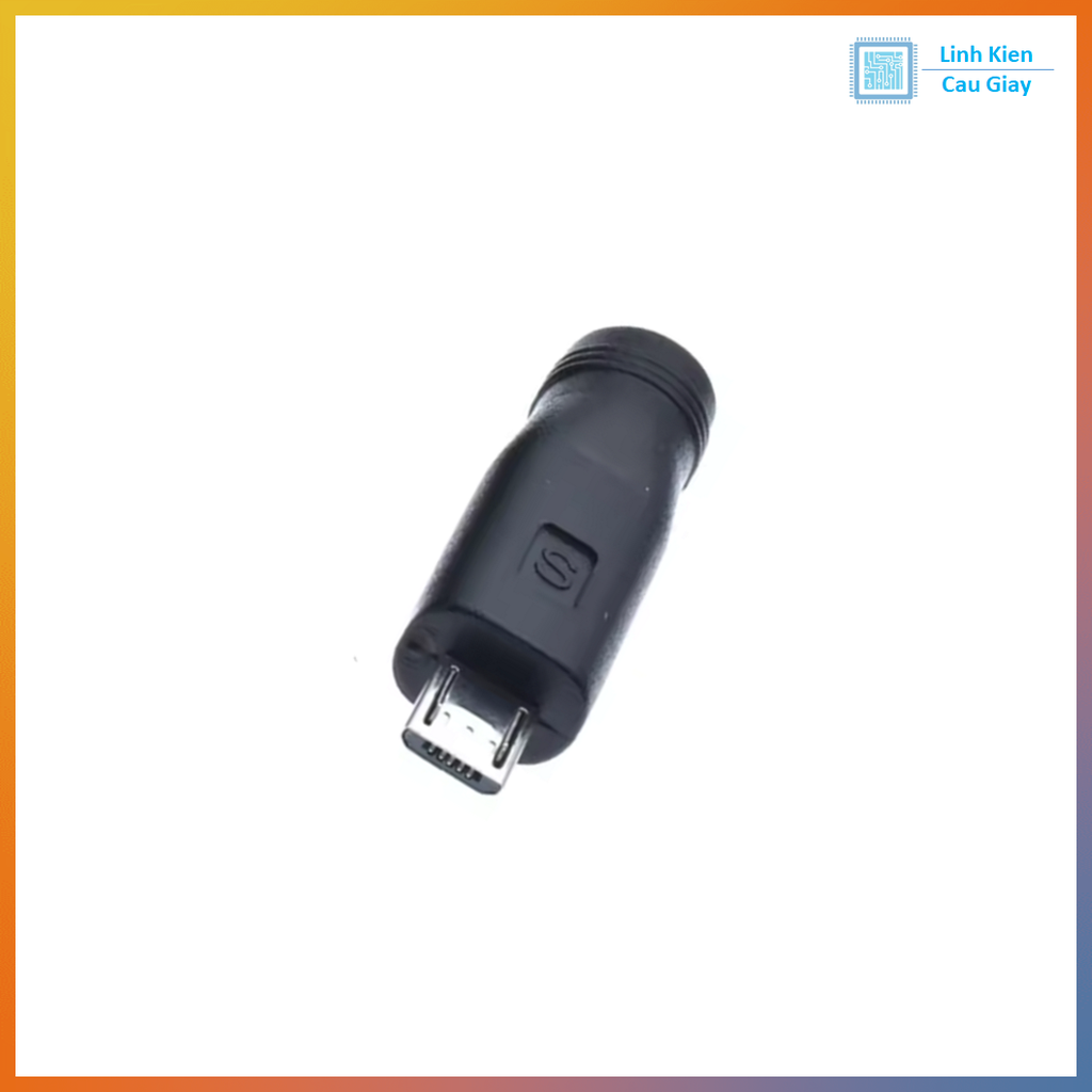 Đầu chuyển đổi Micro USB Đực sang Jack DC5.5*2.1 Cái