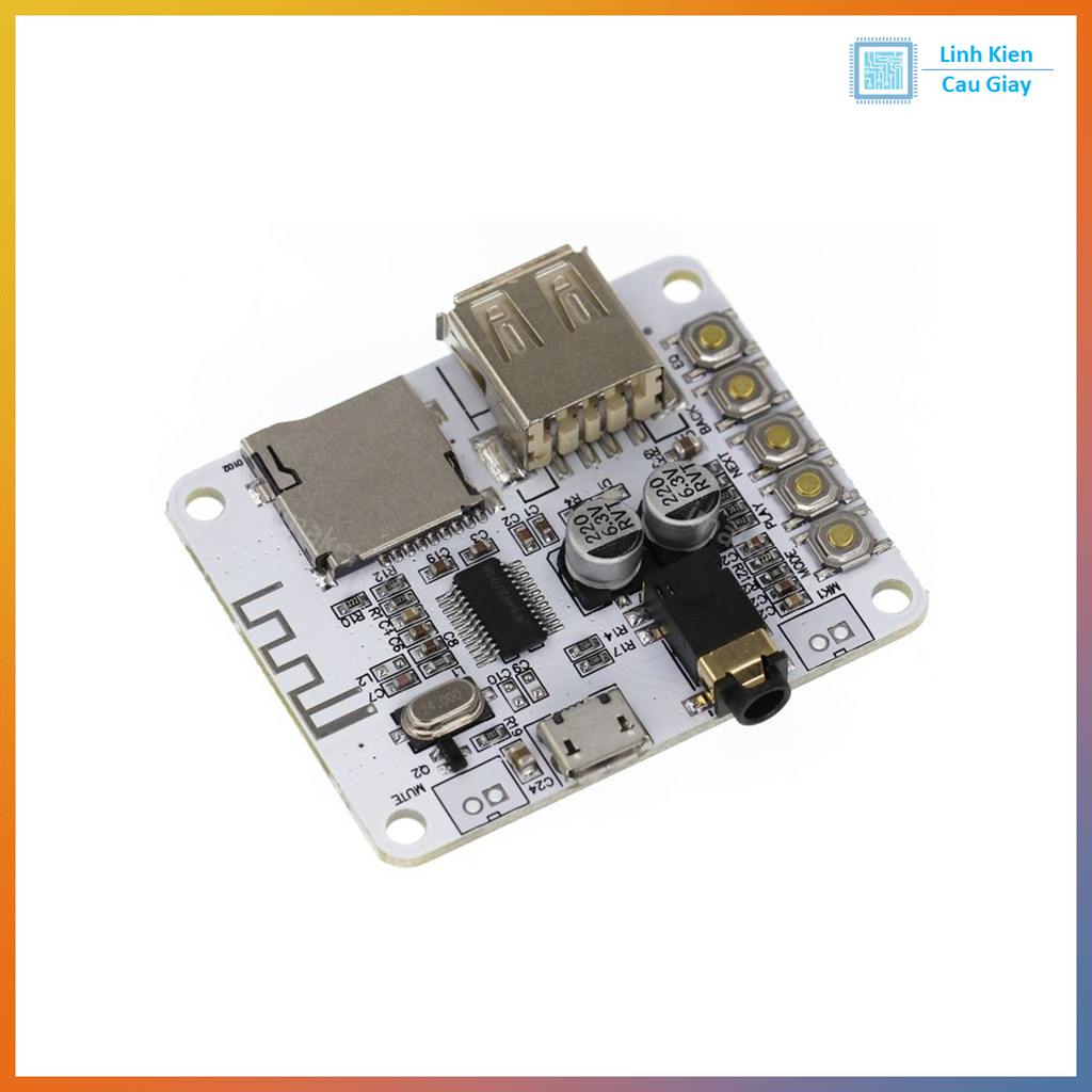 Module Audio Giải Mã Tích Hợp Bluetooth 4.2