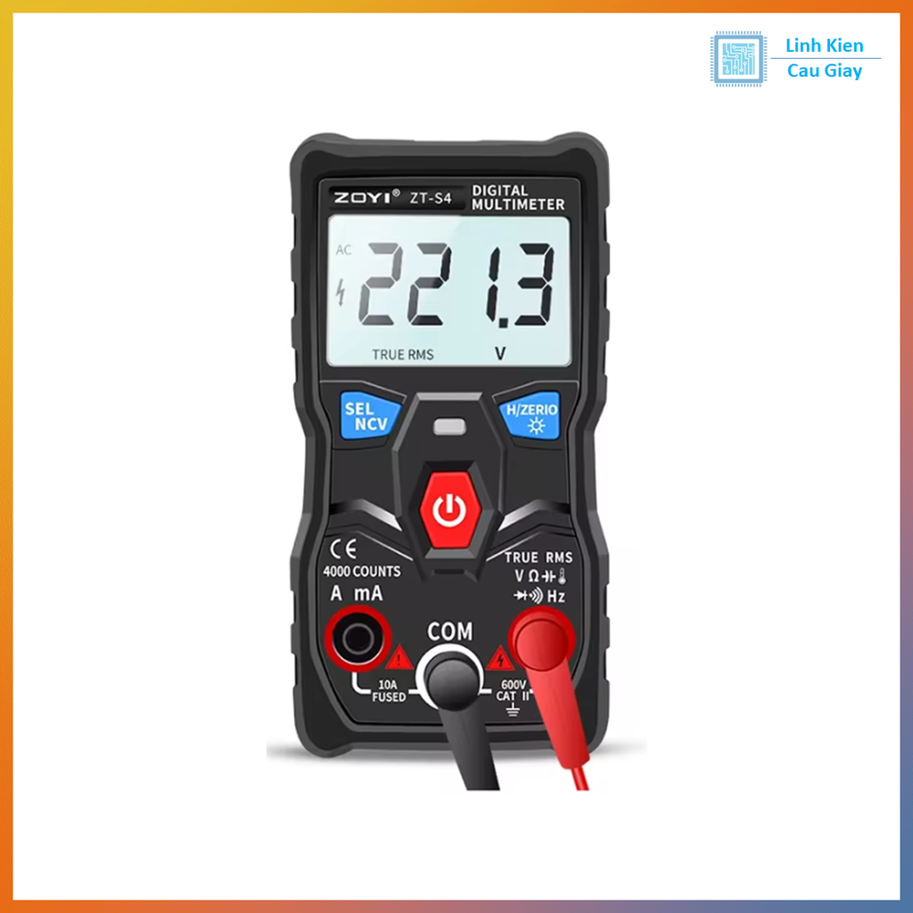 ĐỒNG HỒ VẠN NĂNG TỰ ĐỘNG ZOYI ZT-S4 CHÍNH HÃNG BH 06 THÁNG